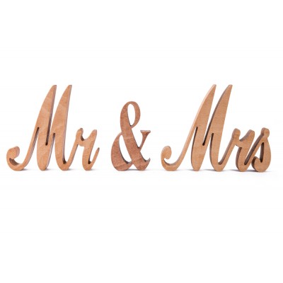 Надпис MR & MRS